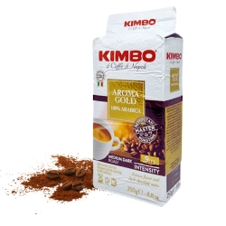 Kawa mielona KIMBO 250G AROMA GOLD 100% ARABICA Kawa mielona KIMBO 250G AROMA GOLD 100% ARABICA